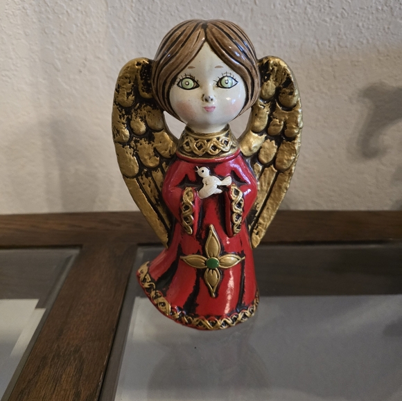 Vintage 1970's  Hand Painted Ardco Paper Mache Angel - Picture 1 of 7